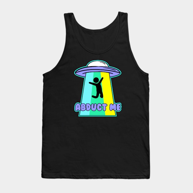 Abduct Me Tank Top by cecatto1994